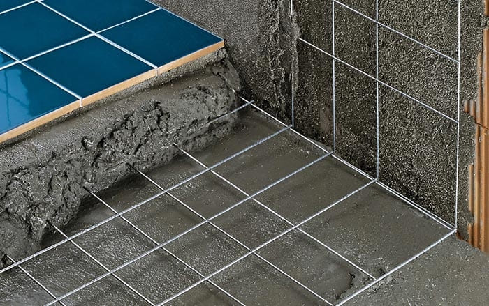 Сетка для стяжки пола фото